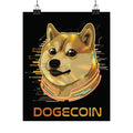 Dogecoin "To the moon"  poster